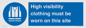 MP7269: High visibility clothing must be worn on this site