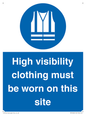 MP7269: High visibility clothing must be worn on this site
