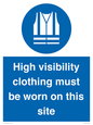 MP7269: High visibility clothing must be worn on this site