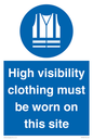 MP7269: High visibility clothing must be worn on this site