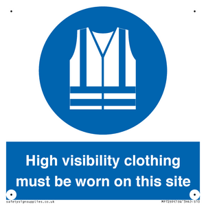 MP7269: High visibility clothing must be worn on this site