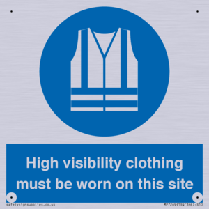 MP7269: High visibility clothing must be worn on this site