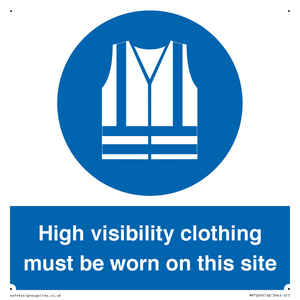 MP7269: High visibility clothing must be worn on this site