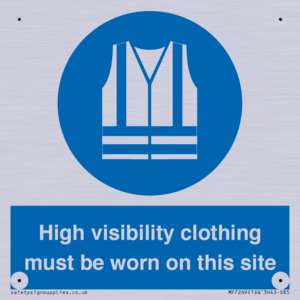 MP7269: High visibility clothing must be worn on this site