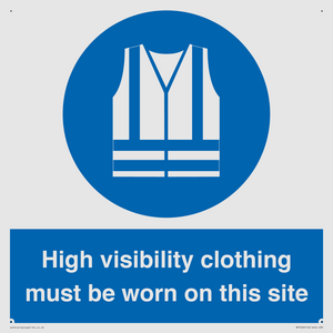 MP7269: High visibility clothing must be worn on this site