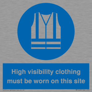 MP7269: High visibility clothing must be worn on this site