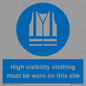 MP7269: High visibility clothing must be worn on this site