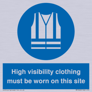 MP7269: High visibility clothing must be worn on this site