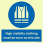 MP7269: High visibility clothing must be worn on this site