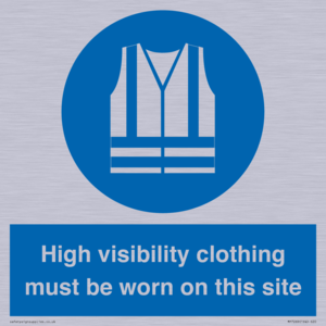 MP7269: High visibility clothing must be worn on this site