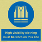 MP7269: High visibility clothing must be worn on this site