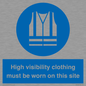 MP7269: High visibility clothing must be worn on this site