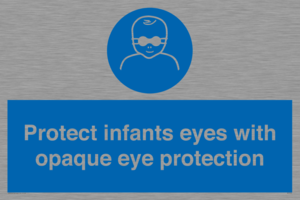 MP7516: Protect infants eyes with opaque eye protection
