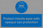 MP7516: Protect infants eyes with opaque eye protection