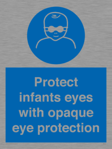 MP7516: Protect infants eyes with opaque eye protection