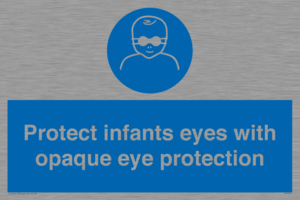 MP7516: Protect infants eyes with opaque eye protection