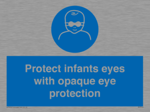MP7516: Protect infants eyes with opaque eye protection