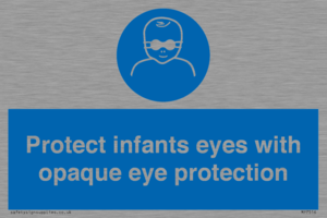 MP7516: Protect infants eyes with opaque eye protection