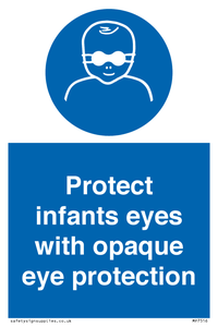 MP7516: Protect infants eyes with opaque eye protection