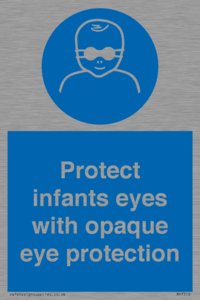 MP7516: Protect infants eyes with opaque eye protection