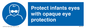 MP7516: Protect infants eyes with opaque eye protection