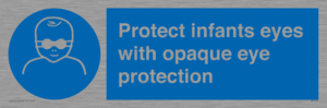 MP7516: Protect infants eyes with opaque eye protection
