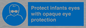 MP7516: Protect infants eyes with opaque eye protection