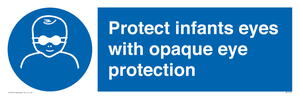 MP7516: Protect infants eyes with opaque eye protection