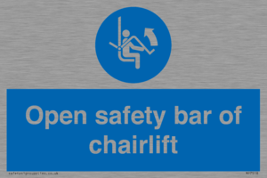 MP7518: Open safety bar of chairlift