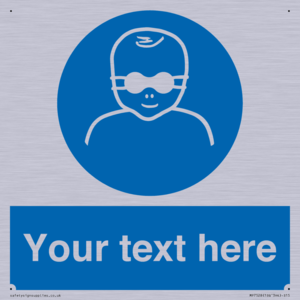 MP7528: Custom Protect infants eyes with opaque eye protection