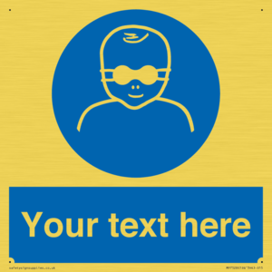 MP7528: Custom Protect infants eyes with opaque eye protection