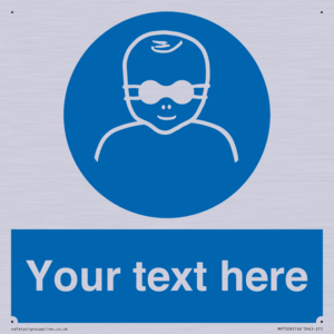 MP7528: Custom Protect infants eyes with opaque eye protection