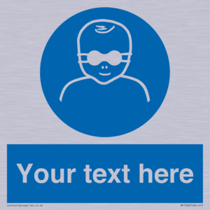 MP7528: Custom Protect infants eyes with opaque eye protection