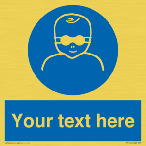 MP7528: Custom Protect infants eyes with opaque eye protection