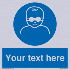 MP7528: Custom Protect infants eyes with opaque eye protection