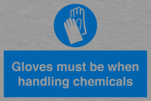 MP7544: Gloves must be when handling chemicals