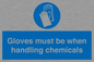 MP7544: Gloves must be when handling chemicals