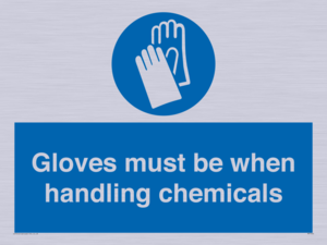 MP7544: Gloves must be when handling chemicals