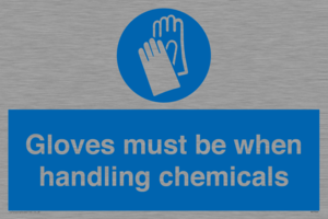 MP7544: Gloves must be when handling chemicals