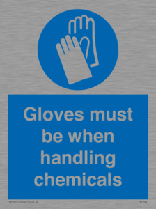 MP7544: Gloves must be when handling chemicals