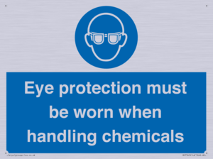 MP7545: Eye protection must be worn when handling chemicals