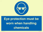 MP7545: Eye protection must be worn when handling chemicals
