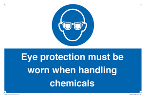 MP7545: Eye protection must be worn when handling chemicals
