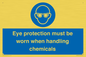 MP7545: Eye protection must be worn when handling chemicals