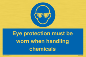 MP7545: Eye protection must be worn when handling chemicals