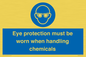 MP7545: Eye protection must be worn when handling chemicals