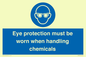MP7545: Eye protection must be worn when handling chemicals