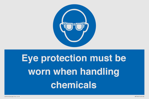 MP7545: Eye protection must be worn when handling chemicals