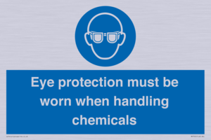 MP7545: Eye protection must be worn when handling chemicals