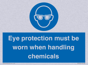 MP7545: Eye protection must be worn when handling chemicals